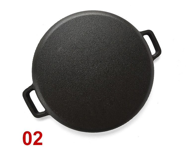  StarBlue 16 Inch Cast Iron Pizza Pan Round Griddle
