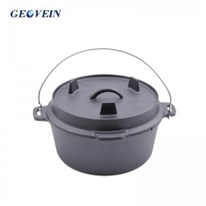 Pre-Seasoned Cast Iron Pots Pans Cookware Lids Outdoor Comefire Camping Dutch  Oven - China Camping Dutch Oven and Dutch Oven Camping for Sale price