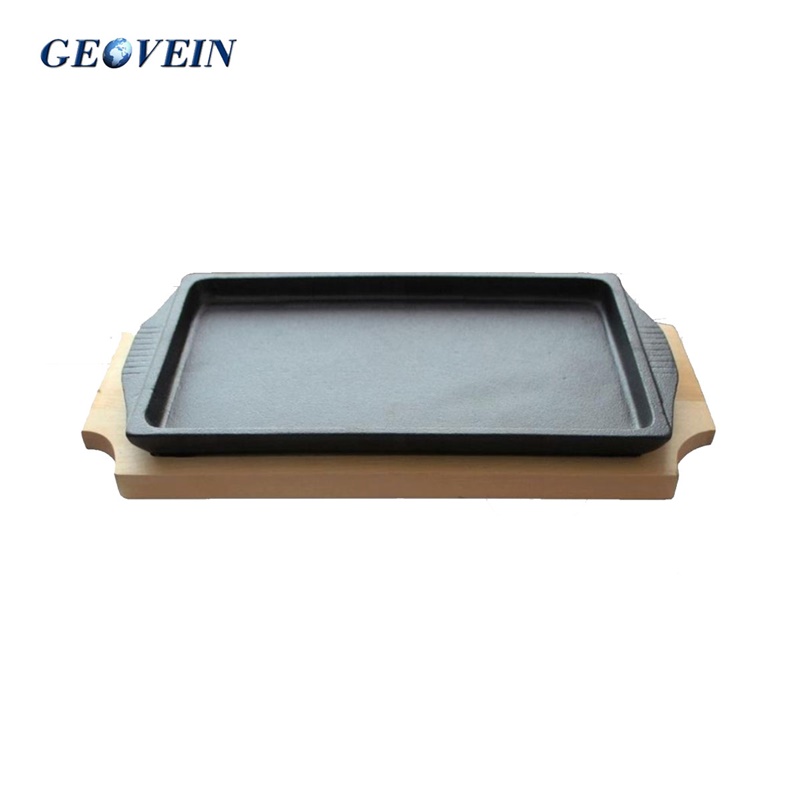 Wholesale Different shape cast iron sizzling plate,cast iron steak plates  factory and suppliers